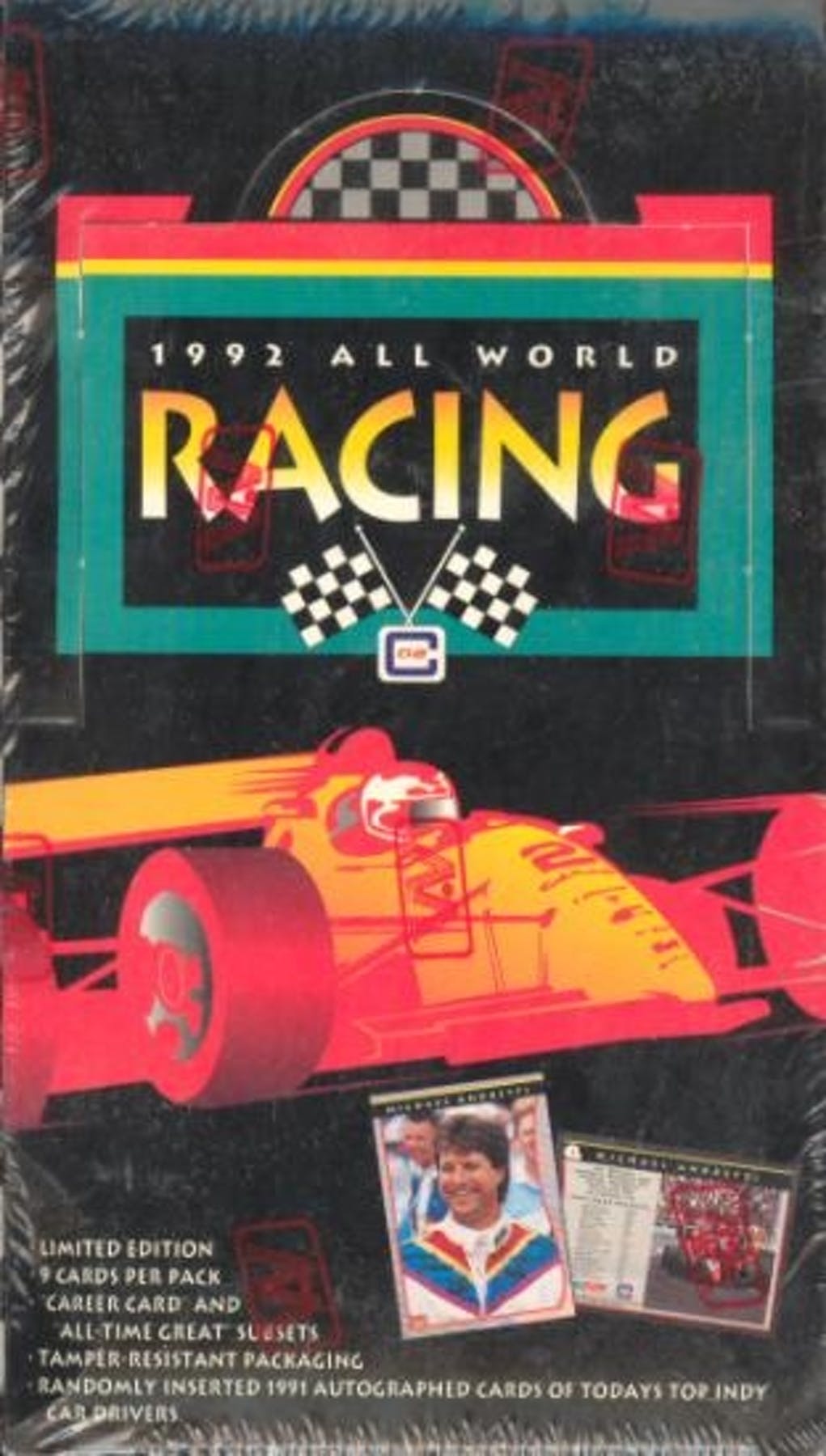 1992 All World Racing Hobby Box | Eastridge Sports Cards