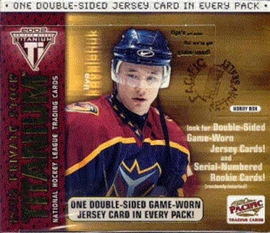 2001-02 Pacific Private Stock Titanium Hockey Hobby Box | Eastridge Sports Cards
