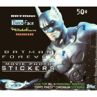 1995 Topps Batman Forever Movie Sticker Box