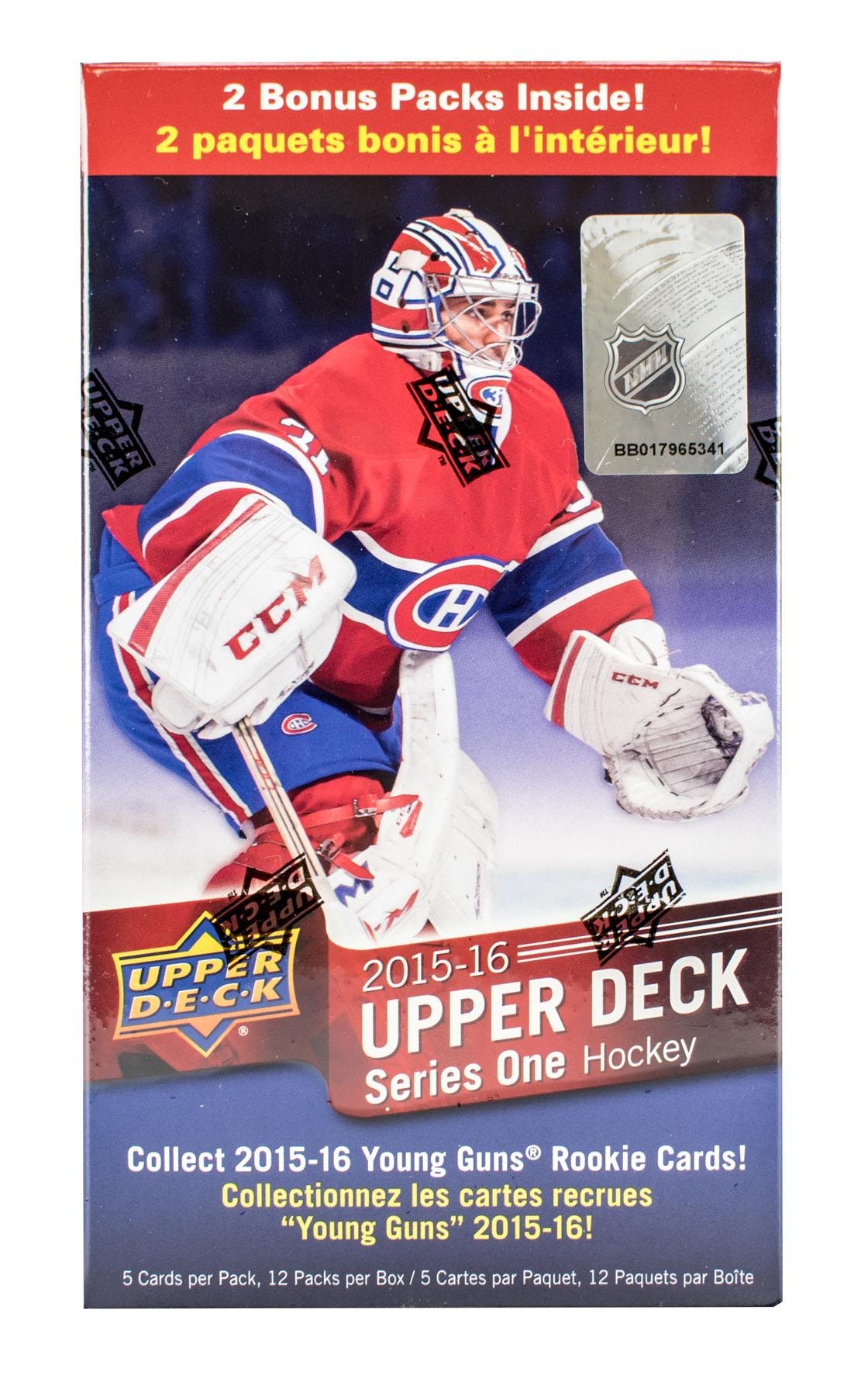 2015-16 Upper Deck Series 1 Hockey Blaster Box