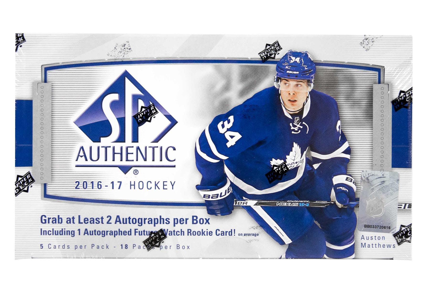 2016-17 SP Authentic Hockey Hobby Box | Eastridge Sports Cards