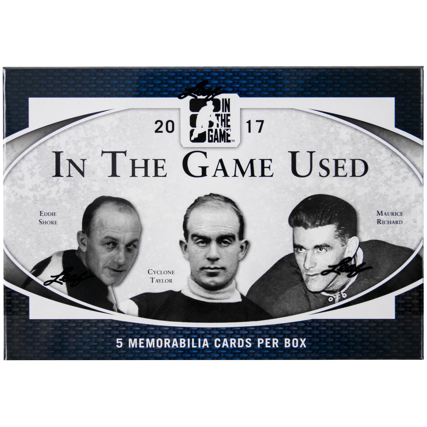 2017-18 Leaf In The Game Used Hockey Hobby Box | Eastridge Sports Cards