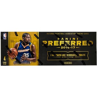 2016-17 Panini Preferred Basketball Hobby Box | Eastridge Sports Cards