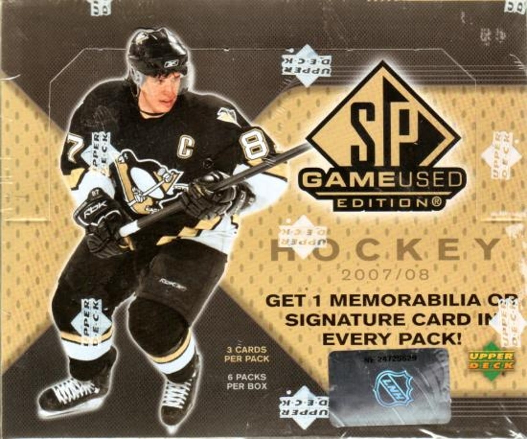 2007-08 Upper Deck SP Game Used Hockey Hobby Box | Eastridge Sports Cards