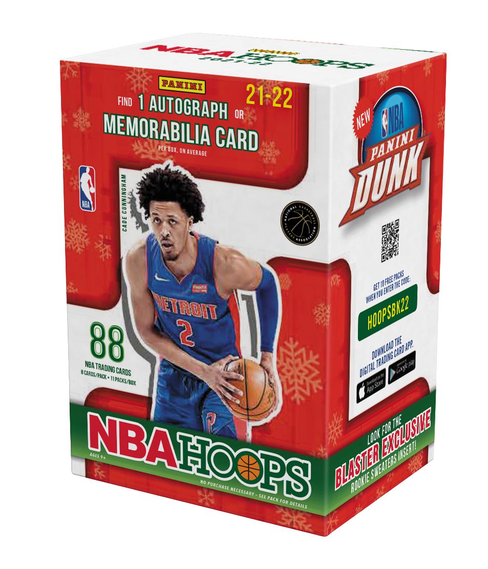 2021-22 Panini Hoops NBA Basketball Holiday Blaster | Eastridge Sports Cards