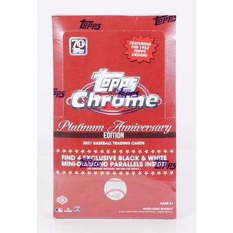 2021 Topps Chrome Platinum Anniversary Baseball Hobby Lite Box | Eastridge Sports Cards