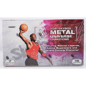 2020-21 Upper Deck Skybox Metal Universe Champions Hobby Box