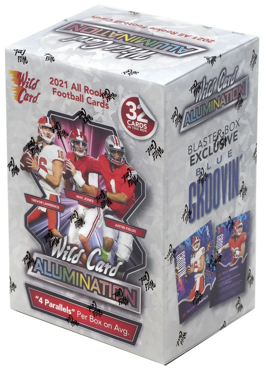 2021 Wild Card Alumination Football Blaster Box