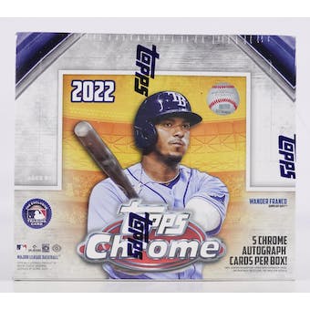 2022 Topps Chrome Baseball Jumbo Box (+ 1 Silver Pack)