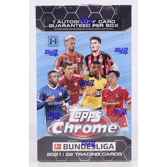 2021-22 Topps Chrome Bundesliga Soccer Hobby Box | Eastridge Sports Cards