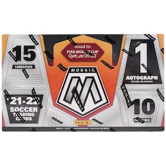 2021-22 Panini Mosaic Road to World Cup Qatar 2022 Hobby Box