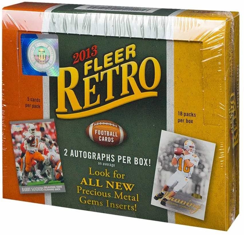 2013 Upper Deck Fleer Retro Football Hobby Box | Eastridge Sports Cards