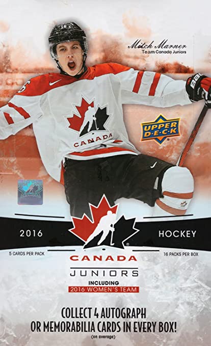 2016-17 Upper Deck Team Canada World Juniors Hockey Hobby Box | Eastridge Sports Cards