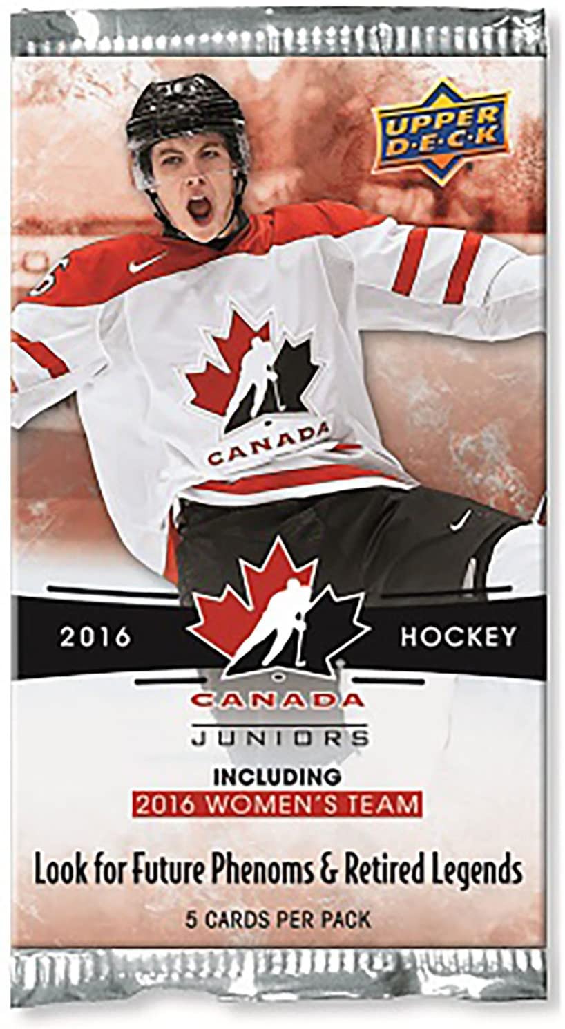 2016-17 Upper Deck Team Canada World Juniors Hockey Hobby Pack