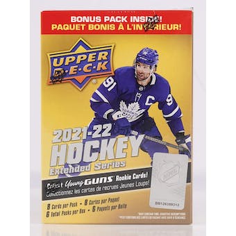 2021-22 Upper Deck Hockey Extended Series Blaster Box