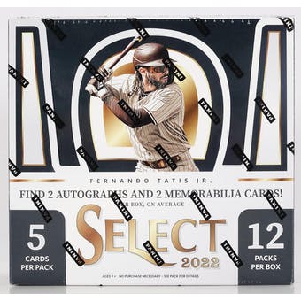 2022 Panini Select Baseball Hobby Box