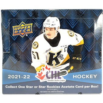2021-22 Upper Deck CHL Hockey Hobby Box