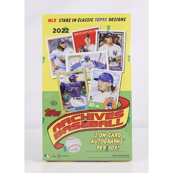 2022 Topps Archives Baseball Hobby Box | Eastridge Sports Cards