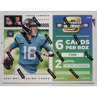 2020-21 Panini Contenders Optic Football Hobby Box | Eastridge Sports Cards