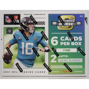 2020-21 Panini Contenders Optic Football Hobby Box
