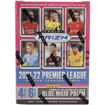 2021-22 Panini Prizm Premier League EPL Soccer Blaster Box (Blue Prizms) | Eastridge Sports Cards
