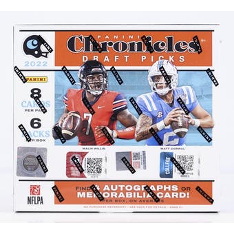 2022 Panini Chronicles Draft Picks Football Hobby Box | Eastridge Sports Cards