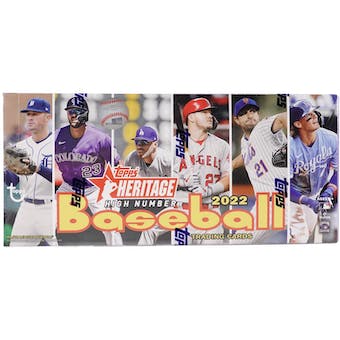 2022 Topps Heritage Baseball High Number Hobby Box | Eastridge Sports Cards