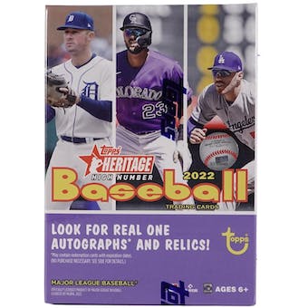 2022 Topps Heritage High Numbers Blaster Box | Eastridge Sports Cards