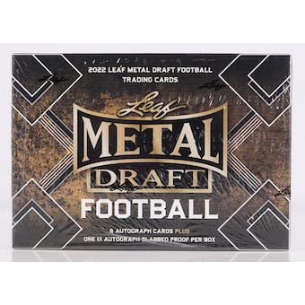 2022 Leaf Metal Draft Football Jumbo Hobby Box | Eastridge Sports Cards