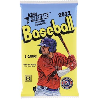 2022 Topps Heritage Minor League Baseball Hobby Pack
