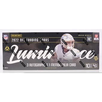 2022 Panini Luminance Football Hobby Box | Eastridge Sports Cards