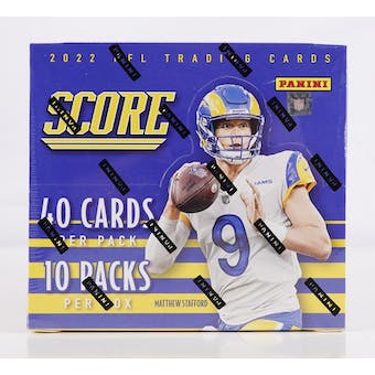 2022 Panini Score Football Hobby Box