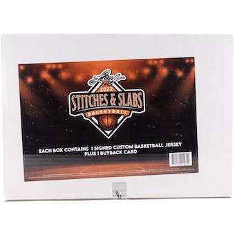 2022 Leaf Stitches & Slabs Basketball Hobby Box | Eastridge Sports Cards