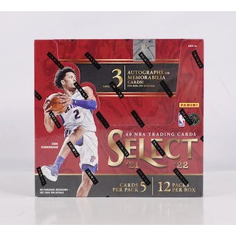 2021-22 Panini Select Basketball Hobby Box