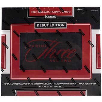 2022 Panini Three and Two Baseball Hobby Box | Eastridge Sports Cards