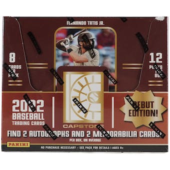 2022 Panini Capstone Baseball Hobby Box | Eastridge Sports Cards