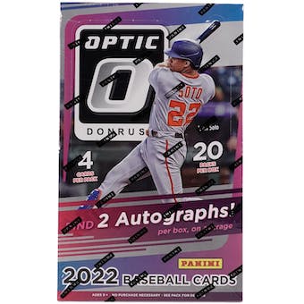 2022 Panini Donruss Optic Baseball Hobby Box | Eastridge Sports Cards
