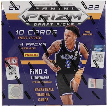 2022-23 Panini Prizm Draft Basketball Hobby Box
