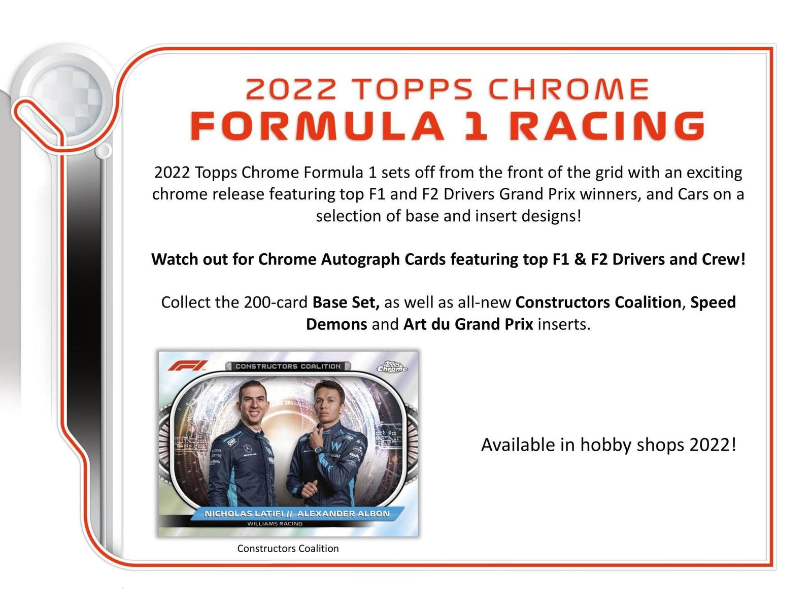 2022 Topps Chrome Formula 1 Hobby Pack