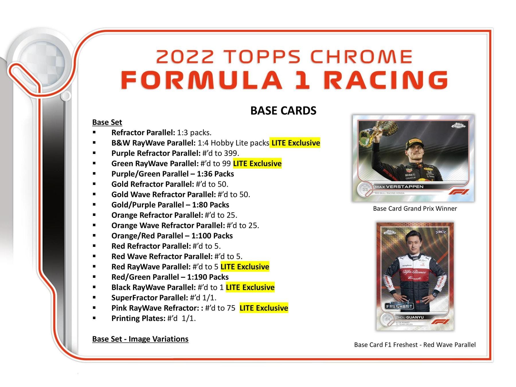2022 Topps Chrome Formula 1 Hobby Lite Pack | Eastridge Sports Cards