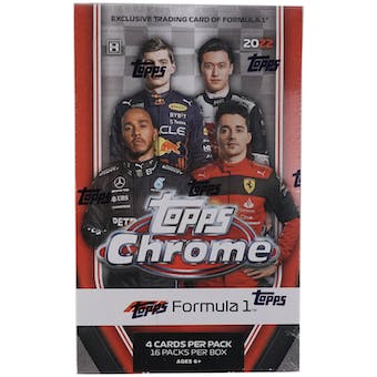 2022 Topps Chrome Formula 1 Hobby Lite Box