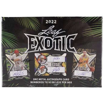 2022 Leaf Exotic Multisport Hobby Box