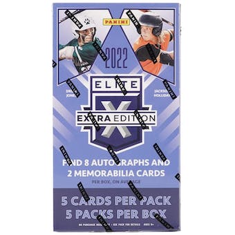 2022 Panini Elite Extra Edition Baseball Hobby Box | Eastridge Sports Cards