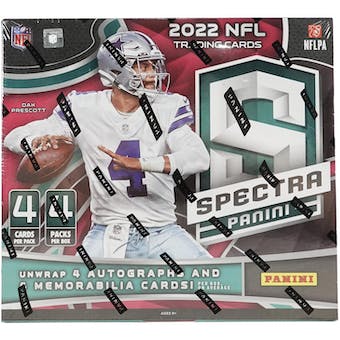 2022 Panini Spectra Football Hobby Box