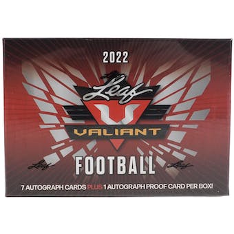 2022 Leaf Valiant Football Hobby Box | Eastridge Sports Cards