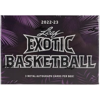 2022-23 Leaf Exotic Basketball Hobby Box