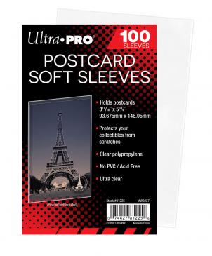 Ultra Pro Postcard Soft Sleeves (100pk)