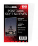 Ultra Pro Postcard Soft Sleeves (100pk)