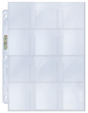 Ultra Pro 12-Pocket Platinum Page with 2-1/4" X 2-1/2" Pockets 100ct | Eastridge Sports Cards