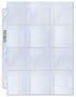 Ultra Pro 12-Pocket Platinum Page with 2-1/4" X 2-1/2" Pockets 100ct